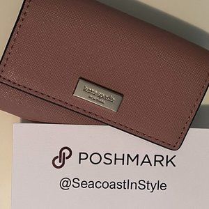 Kate Spade Laurel Way Christine Wallet / Card Case - Dusty Peony